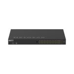 NETGEAR switch gestionado M4250-26G4XF-PoE+ de 1U en color negro, con 26 puertos Gigabit Ethernet y 4 puertos SFP+ SKU GSM4230PX-100EUS