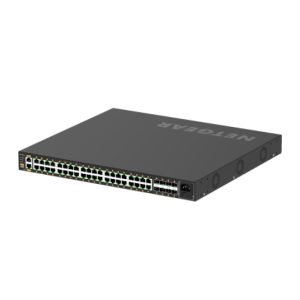 NETGEAR GSM4248P-100EUS Switch Gestionado con 48 puertos Gigabit Ethernet, capas L2/L3/L4 y energía sobre Ethernet (PoE). SKU: GSM4248P-100EUS