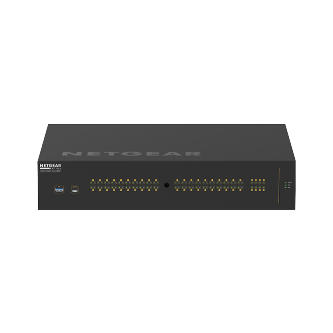 NETGEAR Switch Gestionado L2/L3 40G8XF PoE++ Negro Switch NETGEAR M4250-40G8XF-PoE++ gestionado L2/L3 Gigabit Ethernet, 2U, 10/100/1000, energía sobre Ethernet, SKU GSM4248UX-100EUS