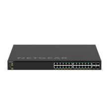 Switch NETGEAR GSM4328-100AJS Gestionado L3 Gigabit Ethernet 10/100/1000 PoE, 1U en color negro. SKU: GSM4328-100NES