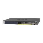 NETGEAR Switch Gestionado L2/L3/L4 M4300-28G-PoE+ con soporte Energía sobre Ethernet 1U Negro SKU GSM4328PA-100NES