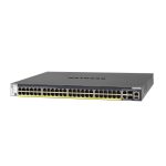 Switch NETGEAR M4300-52G-PoE+ con 52 puertos Gigabit Ethernet, gestionado L2/L3/L4, 550W PSU y PoE, SKU GSM4352PA-100NES
