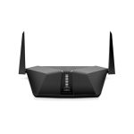 Router inalámbrico NETGEAR LAX20 Nighthawk Gigabit Ethernet doble banda (2,4 GHz / 5 GHz) con 4G, en color negro, SKU LAX20-100EUS.