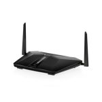 Router inalámbrico NETGEAR LAX20 Nighthawk Gigabit Ethernet doble banda (2,4 GHz / 5 GHz) con 4G, en color negro, SKU LAX20-100EUS.