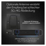 NETGEAR M3 router inalámbrico de doble banda, compatible con 2,4 GHz y 5 GHz, color negro. SKU MH3150-100EUS