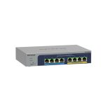 Switch gestionado NETGEAR Ultra60 PoE++ con 8 puertos, compatible con velocidades de 2.5G Ethernet, SKU MS108EUP-100EUS