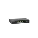 NETGEAR MS305-100EUS switch No administrado de 5 puertos con velocidad de conexión 100/1000/2500 Mbps en color negro