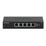NETGEAR MS305E no administrado 2.5G Ethernet con velocidades de 100/1000/2500 Mbps en color negro, SKU MS305E-100EUS