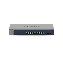 Imagen del NETGEAR 8-Port Multi-Gigabit/10G Ethernet Smart Switch con 2 puertos SFP+, SKU MS510TXM-100EUS, color gris