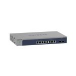 Imagen del NETGEAR 8-Port Multi-Gigabit/10G Ethernet Smart Switch con 2 puertos SFP+, SKU MS510TXM-100EUS, color gris