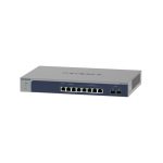 Imagen del NETGEAR 8-Port Multi-Gigabit/10G Ethernet Smart Switch con 2 puertos SFP+, SKU MS510TXM-100EUS, color gris