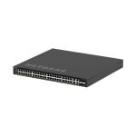 NETGEAR M4350-44M4X4V Switch gestionado L3 2.5G Ethernet (100/1000/2500) con PoE modelo MSM4352-100NES en color negro y formato 1U.