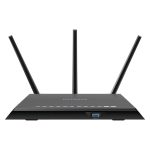 Router NETGEAR R7000P con capacidad inalámbrica Gigabit Ethernet, doble banda de 2,4 GHz y 5 GHz, color negro. SKU: R7000P-100PES