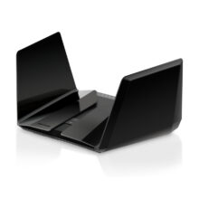 NETGEAR RAX200 router inalámbrico negro con tribanda (2,4 GHz/5 GHz/5 GHz) y Gigabit Ethernet, SKU RAX200-100EUS