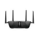 NETGEAR Nighthawk AX5 5-Stream AX4200 WiFi Router inalámbrico con Gigabit Ethernet, doble banda 2.4 GHz y 5 GHz, color negro, SKU RAX43-100EUS