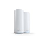 Router NETGEAR Orbi 770 modelo RBE772-100EUS, tribanda con frecuencias de 2.4 GHz, 5 GHz y 6 GHz, estándar Wi-Fi 7 (802.11be), color blanco