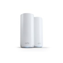 Router NETGEAR Orbi 770 modelo RBE772-100EUS, tribanda con frecuencias de 2.4 GHz, 5 GHz y 6 GHz, estándar Wi-Fi 7 (802.11be), color blanco
