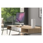 NETGEAR Orbi 870 Tribanda en color blanco, soporta frecuencias 2.4 GHz, 5 GHz y 6 GHz. SKU: RBE873-100EUS.