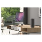 Roteador Wi-Fi NETGEAR Orbi 870 Tribanda con frecuencia de 2.4 GHz, 5 GHz, y 6 GHz, compatible con Wi-Fi 7 (802.11be), en color negro y con 4 antenas internas. SKU: RBE873B-100EUS