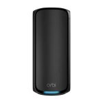 Imagen del sistema NETGEAR Orbi 970 Quad-band con soporte Wi-Fi 7 (802.11be), color negro, SKU RBE971SB-100EUS