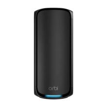 Imagen del sistema NETGEAR Orbi 970 Quad-band con soporte Wi-Fi 7 (802.11be), color negro, SKU RBE971SB-100EUS