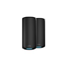 Sistema NETGEAR Orbi 970 Series Quad-Band WiFi 7, paquete de 2, tecnología de red inalámbrica con bandas de 2.4 GHz, 5 GHz y 6 GHz, modelo RBE972SB-100EUS
