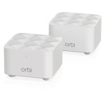 NETGEAR Orbi WiFi System RBK12 AC1200 de doble banda (2,4 GHz / 5 GHz) Wi-Fi 5 (802.11ac) en color blanco, SKU RBK12-100PES