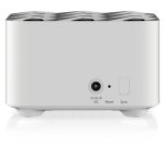 NETGEAR Orbi WiFi System RBK12 AC1200 de doble banda (2,4 GHz / 5 GHz) Wi-Fi 5 (802.11ac) en color blanco, SKU RBK12-100PES