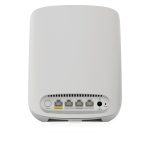 Sistema Mesh NETGEAR Orbi RBK352 AX1800 con WiFi 6, doble banda 2,4 GHz y 5 GHz, en color blanco, SKU RBK352-100EUS