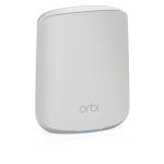 Imagen del NETGEAR Orbi RBK353 AX1800, un sistema de red WiFi 6 de doble banda 2,4 GHz y 5 GHz, color blanco, SKU RBK353-100EUS
