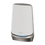 NETGEAR RBRE960 Quad-band con bandas de 2.4 GHz, 5 GHz-1, 5 GHz-2 y 6 GHz en color gris y blanco, modelo RBRE960-100EUS, ideal para redes inalámbricas