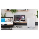 NETGEAR Orbi RBS350 AX1800, sistema Mesh WiFi 6 dual-band 2,4 GHz y 5 GHz, SKU RBS350-100EUS, color blanco, antenas internas