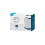 NETGEAR Orbi RBS850 AX6000 WiFi 6 Mesh Satélite tribanda (2,4 GHz/5 GHz/5 GHz) color gris y blanco SKU: RBS850-100EUS