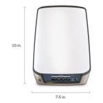 NETGEAR Orbi 860 AX6000 WiFi Satellite Tribanda 2,4 GHz/5 GHz/5 GHz Blanco, SKU: RBS860-100EUS, para redes inalámbricas