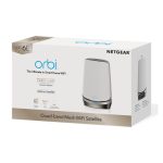 Router NETGEAR modelo RBSE960 de color gris con 4 antenas internas, SKU RBSE960-100EUS