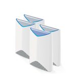 NETGEAR SRK60B04-100EUS sistema Wi-Fi Mesh Tribanda que admite Wi-Fi 2,4 GHz y 5 GHz en color blanco
