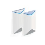 Imagen del NETGEAR Orbi Pro Tri-Band Business WiFi System con 4x Orbi Pro Ceiling Add-on Satellite Tribanda, funcionamiento en 2,4 GHz/5 GHz/5 GHz, Wi-Fi 5 (802.11ac), color blanco. SKU: SRK60B05-100EUS