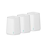 Imagen del NETGEAR Orbi Pro WiFi 6 Mini AX1800 System 3-Pack (SXK30B3) de color blanco, sistema de redes inalámbricas Wi-Fi 6 de doble banda (2,4 GHz y 5 GHz)
