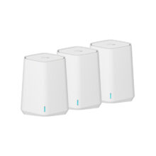 Imagen del NETGEAR Orbi Pro WiFi 6 Mini AX1800 System 3-Pack (SXK30B3) de color blanco, sistema de redes inalámbricas Wi-Fi 6 de doble banda (2,4 GHz y 5 GHz)