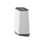 NETGEAR Orbi Pro WiFi 6 Tri-band Mesh System Router (SXR80) con tecnología Wi-Fi 6 (802.11ax), en colores gris y blanco, con 4 antenas internas. SKU: SXR80-100EUS.