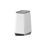 NETGEAR Orbi Pro WiFi 6 Tri-band Mesh System Router (SXR80) con tecnología Wi-Fi 6 (802.11ax), en colores gris y blanco, con 4 antenas internas. SKU: SXR80-100EUS.