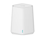 NETGEAR Orbi Pro WiFi 6 Mini AX1800 Satellite SXS30-100EUS. Dispositivo de doble banda (2,4 GHz / 5 GHz) en color blanco con tecnología Wi-Fi 6 (802.11ax) y 4 antenas internas