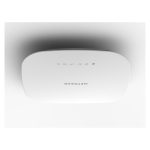 Vista frontal del NETGEAR WAC540, un punto de acceso inalámbrico blanco con velocidad de 1733 Mbps y soporte de Energía sobre Ethernet, SKU WAC540-10000S.