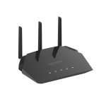NETGEAR WiFi 6 AX1800 Dual Band Wireless Access Point, 1800 Mbit/s, Negro, modelo WAX204-100EUS