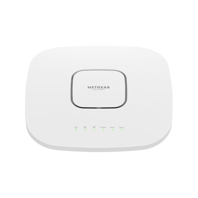 NETGEAR Insight Cloud Managed WiFi 6 AX6000 Tri-band Multi-Gig Access Point (WAX630) 6000 Mbit/s Blanco Energía sobre Ethernet (PoE) 1 NETGEAR Insight Cloud Managed WiFi 6 AX6000 Tri-band Multi-Gig Access Point (WAX630)