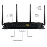 NETGEAR XR500 router inalámbrico doble banda con Gigabit Ethernet, soporta 2,4 GHz y 5 GHz, color negro. SKU: XR500-100EUS