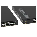 Switch NETGEAR M4350-8X8F gestionado L3 de 10G Ethernet en color negro, SKU XSM4316-100NES, con soporte para 100/1000/10000 Mbps