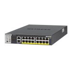 Switch NETGEAR M4300-16X Gestionado de Nivel 3 con 10G Ethernet, soporte PoE, SKU XSM4316PB-100NES