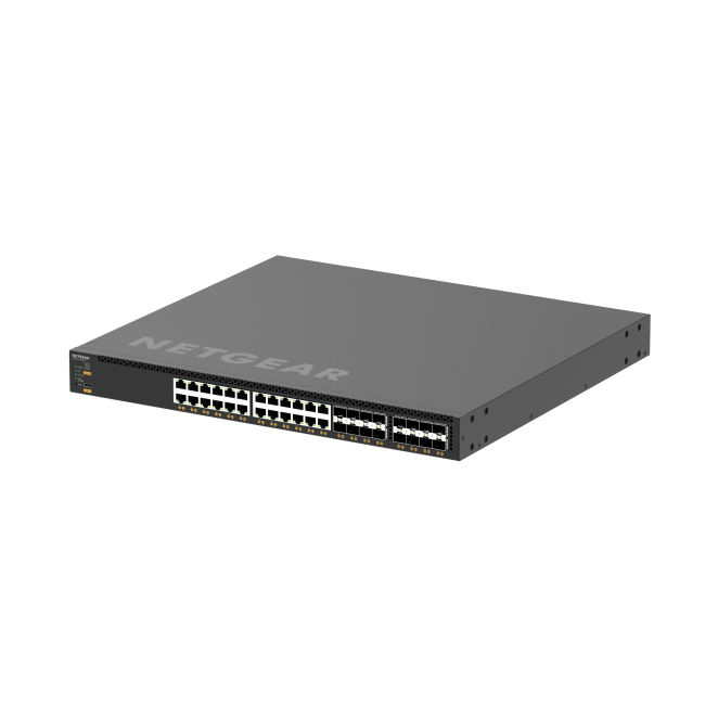 NETGEAR Switch Gestionado L3 10G PoE Negro NETGEAR M4350-24X8F8V switch gestionado L3 con puertos Ethernet 10G y PoE, SKU XSM4340V-100NES, color Negro