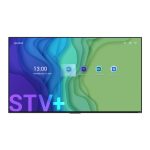 Newline STV-9824PLUS pantalla de señalización de 2,49 metros (98 pulgadas) LED, 400 cd/m², 4K Ultra HD, en color negro y con pantalla táctil. SKU: STV-9824P